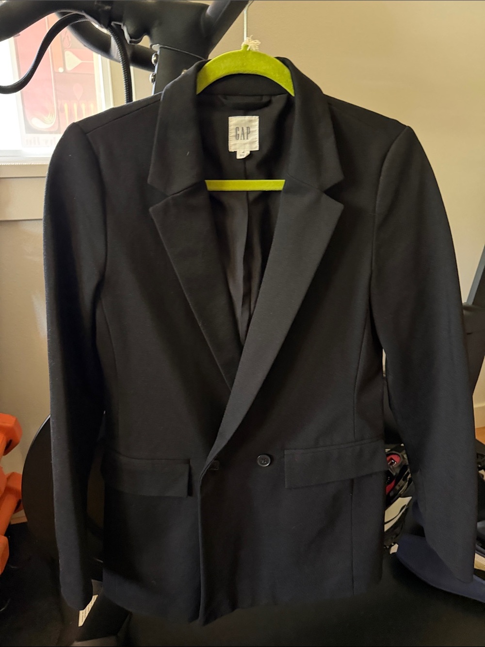 GAP Black Women's Pointe Single-Breasted Blazer Sz. 4